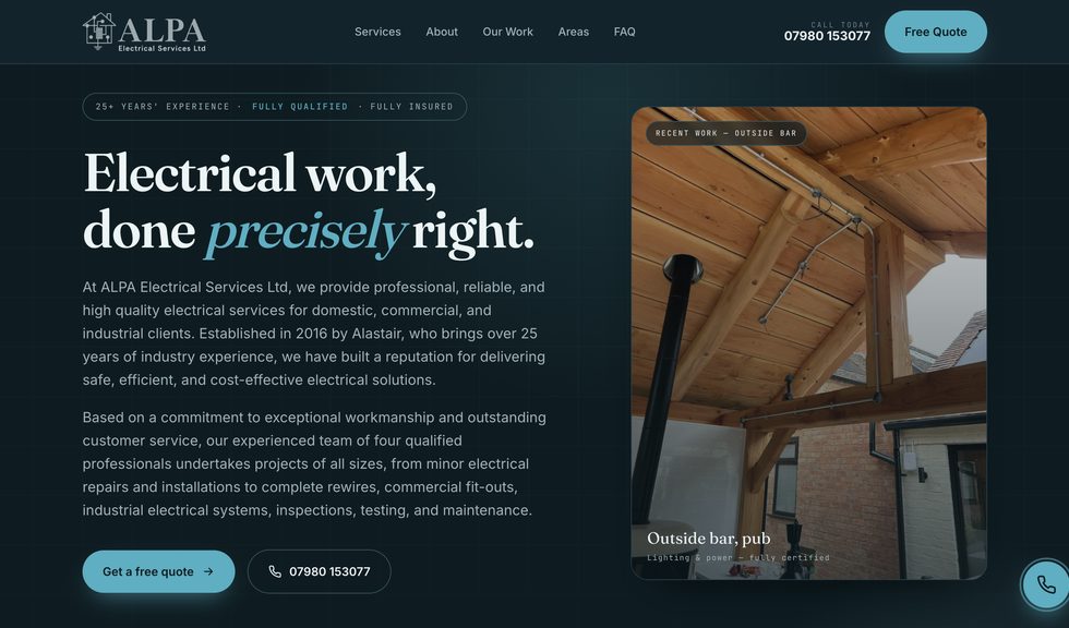 ALPA Electrical website
